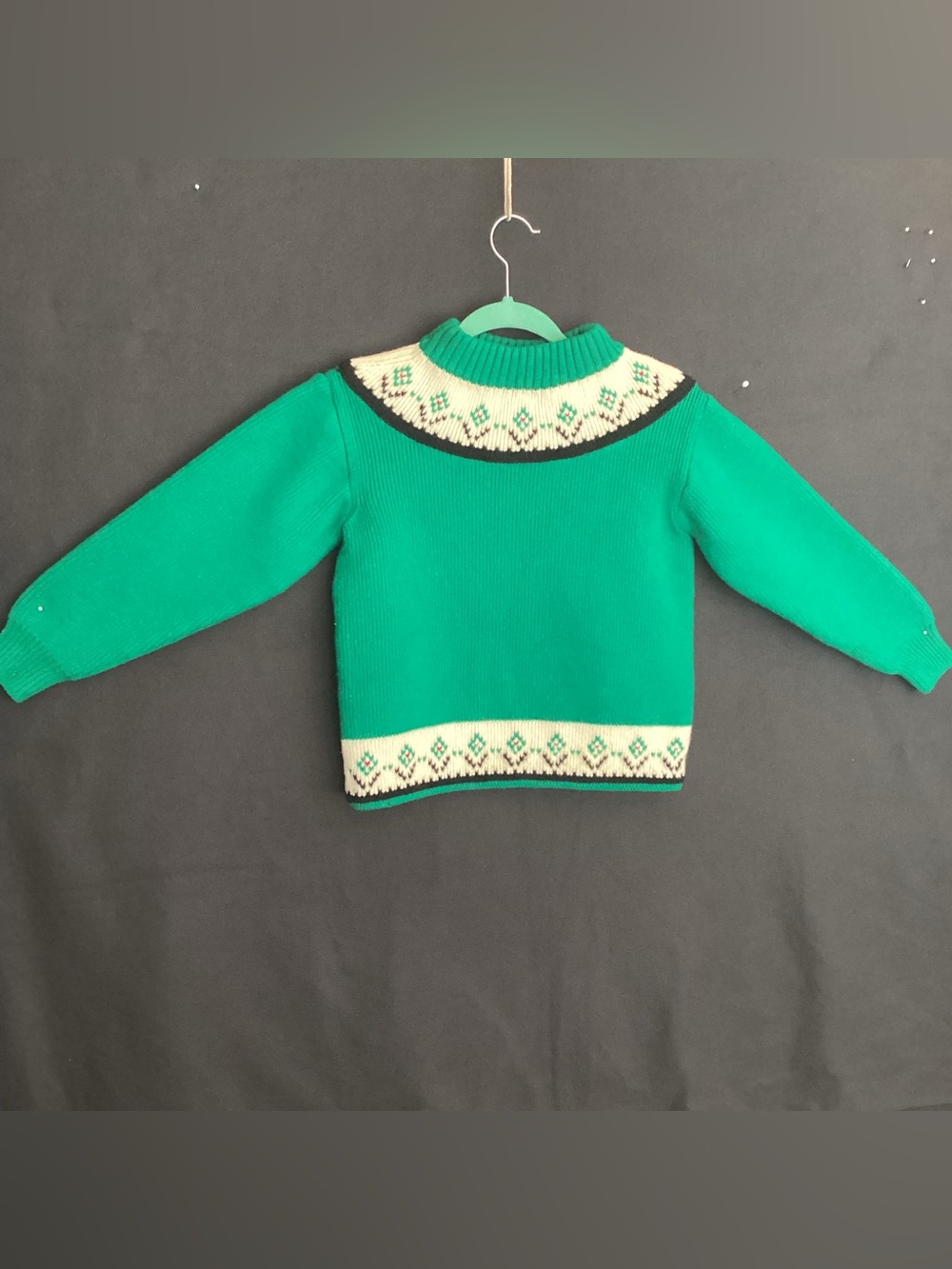 Vintage 100% merino wool boots chunky knit sweater high quality Christmas winter